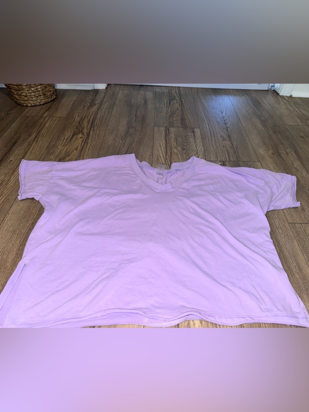 Lilac V-Neck Tee Altard State